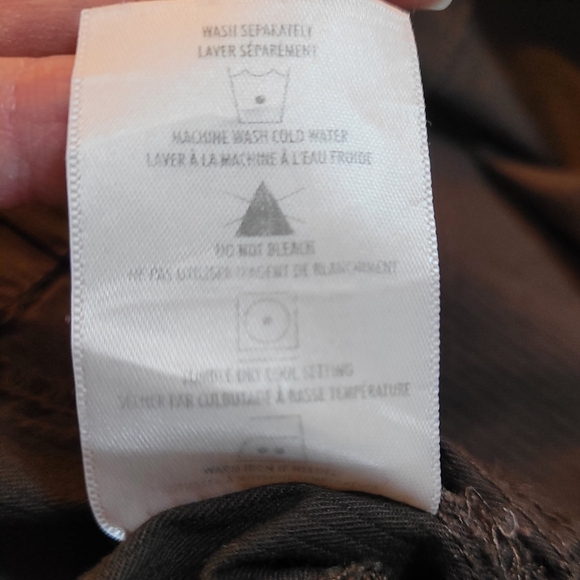 Denver Hayes Vintage textured striped dark brown blazer size M - Picture 14 of 14